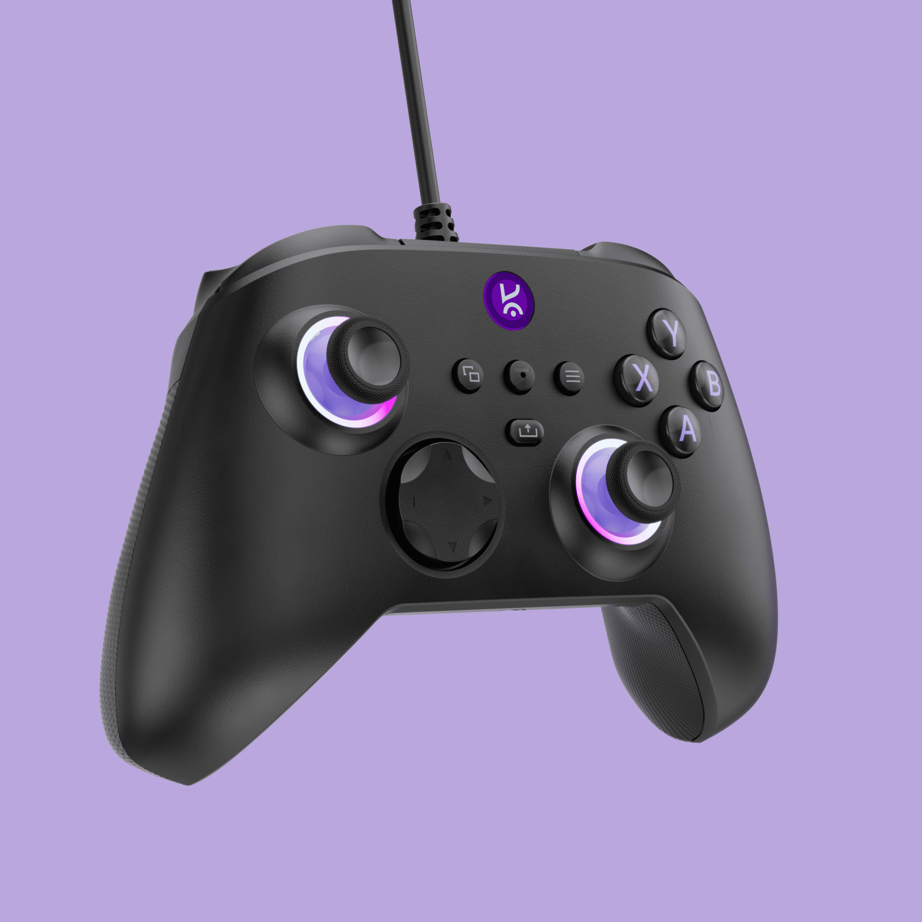 Surge Lite Black Premium RGB Wired Gaming Controller