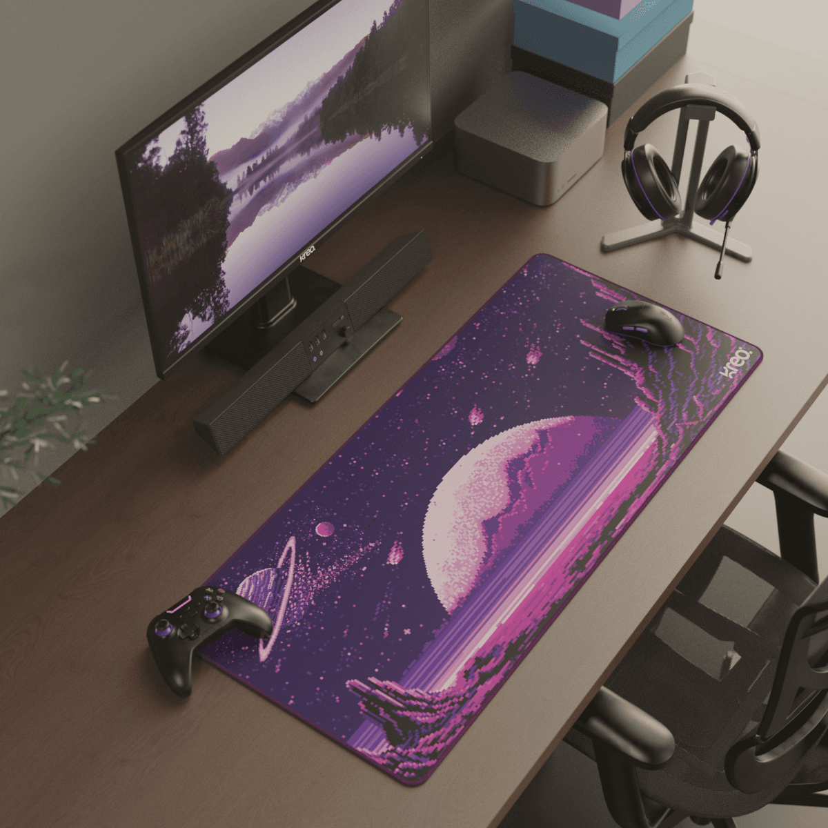 Terra XXL Deskmat - Pixel Dream