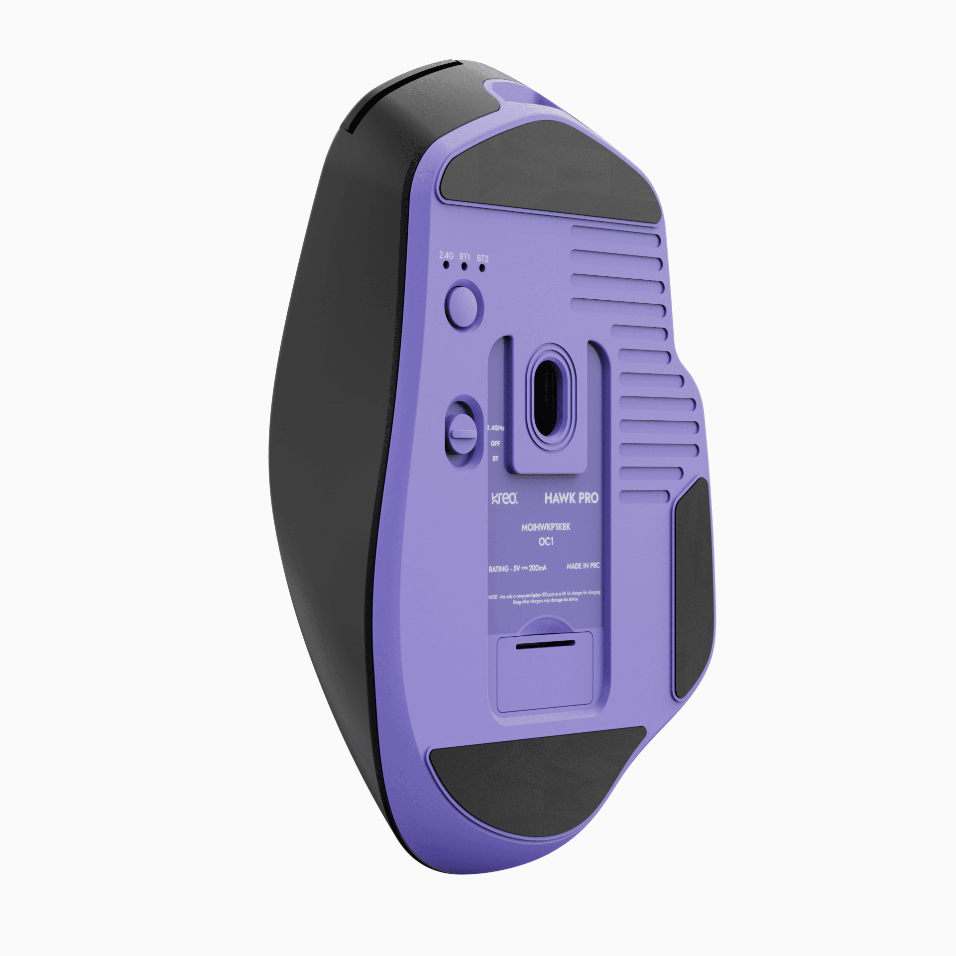Hawk Pro Black Wireless Gaming Mouse