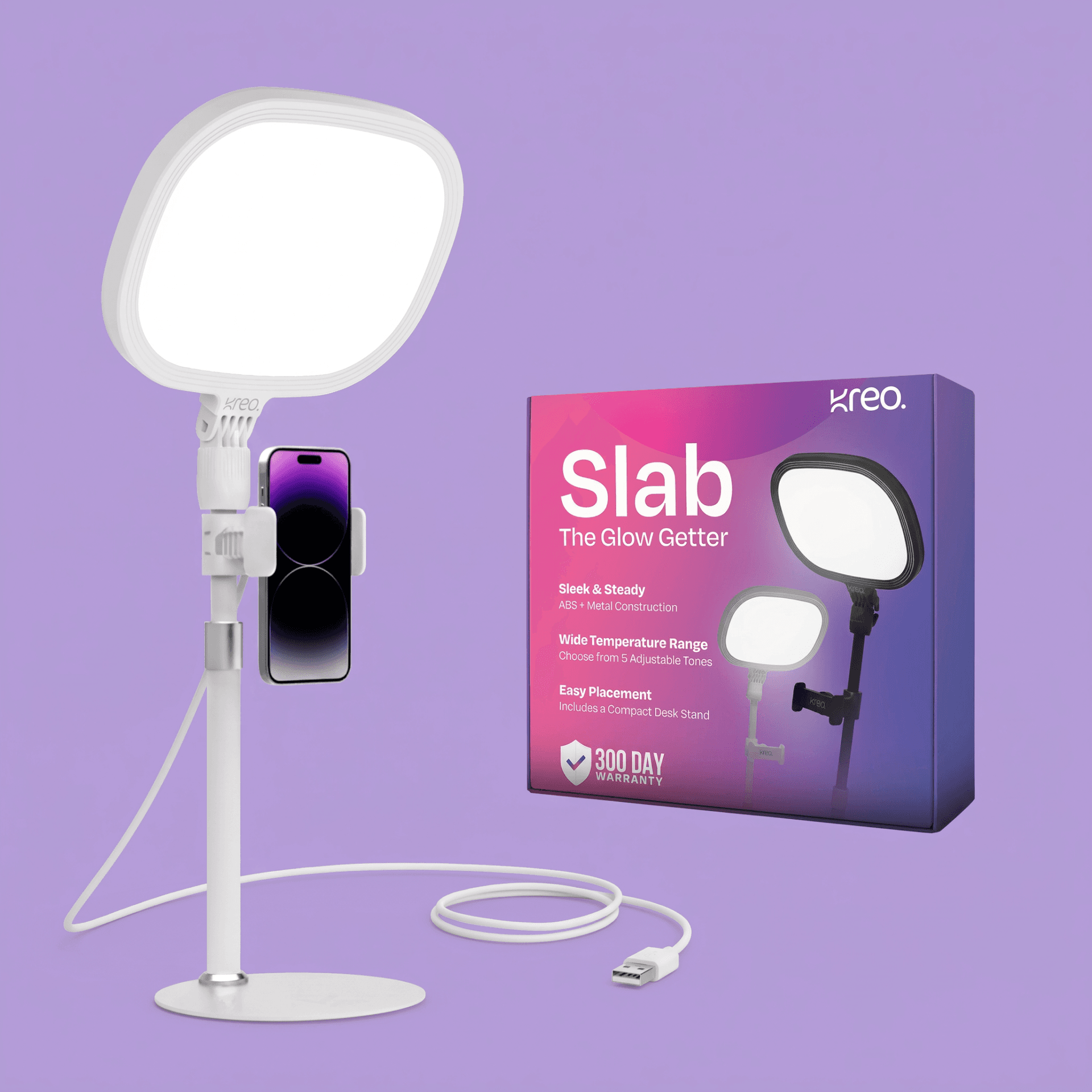 Slab Key Light White